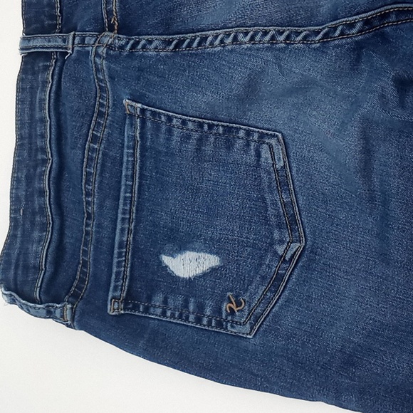 KUT from the Kloth Distressed Adele Slouchy Boyfriend Cut Jeans Blue 6 - Picture 12 of 16